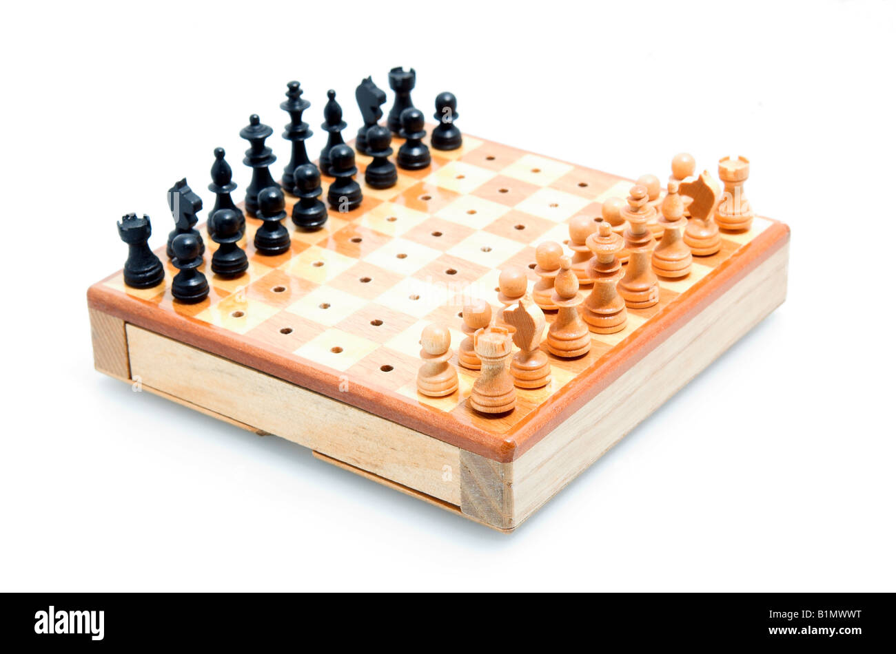 Portable chess set Imágenes recortadas de stock - Alamy