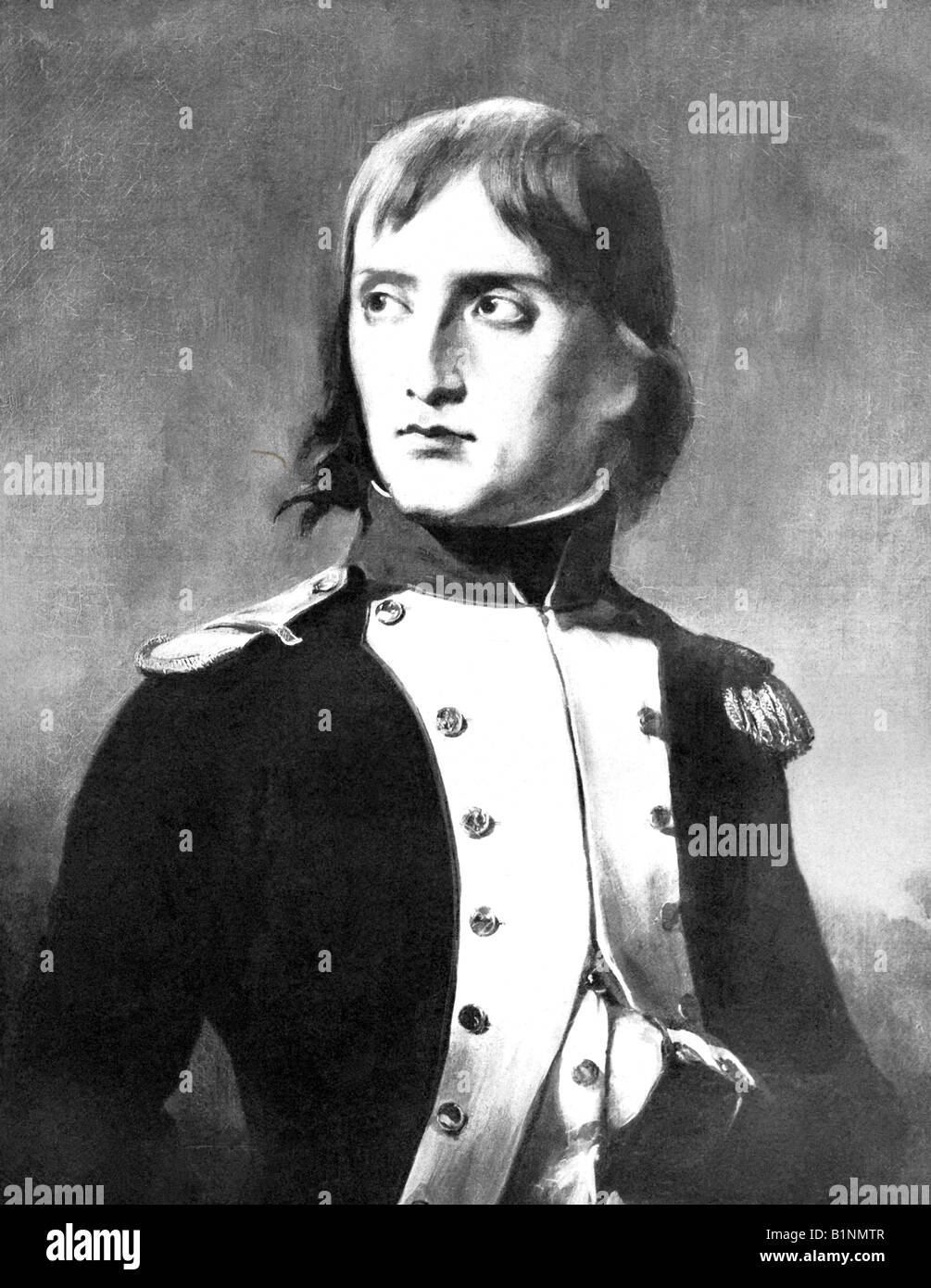 Napoleón Bonaparte a los 22 años de edad Foto de stock