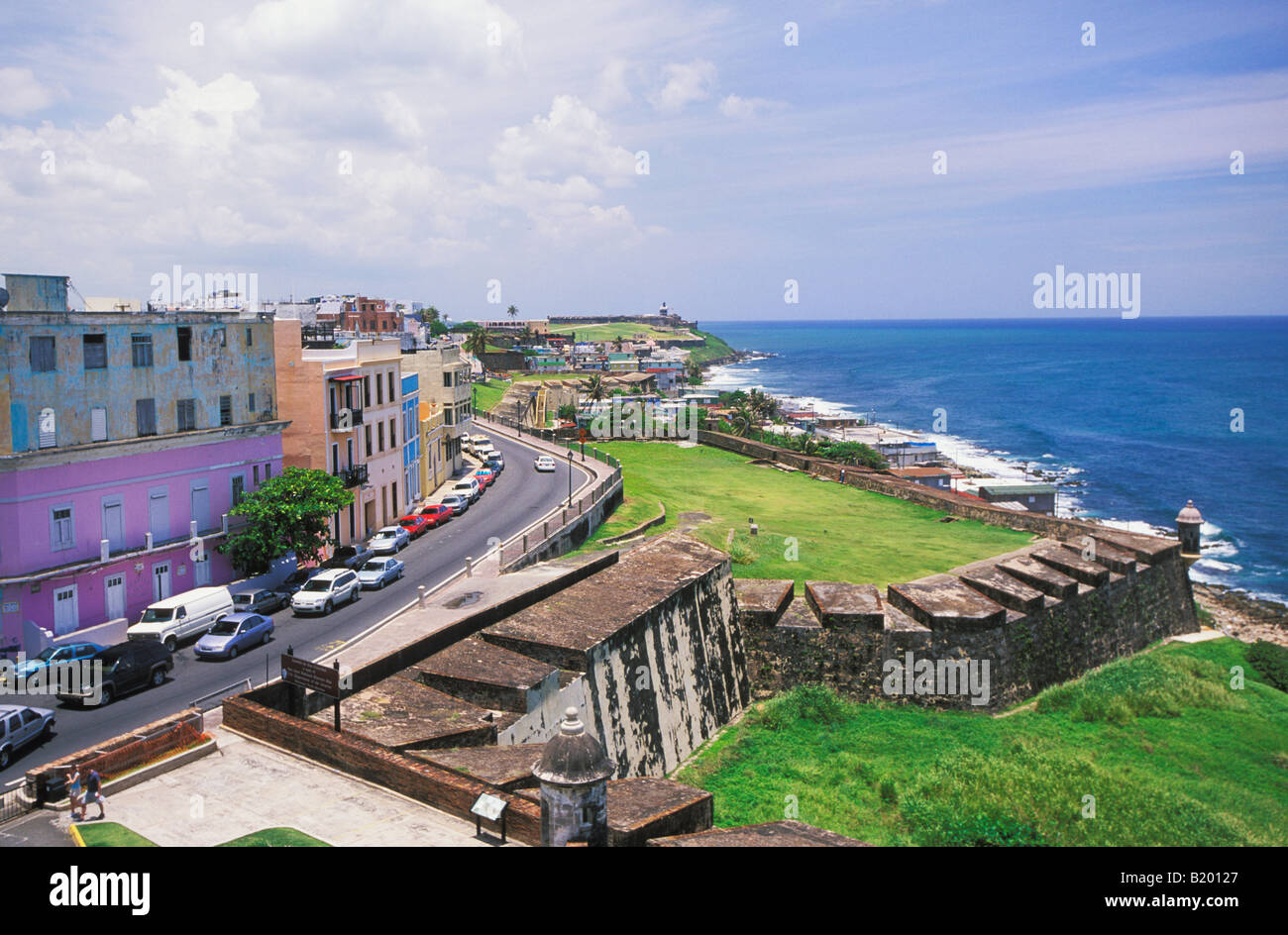 Distrito de La Perla en el Viejo San Juan de Puerto Rico Fotografía de  stock - Alamy