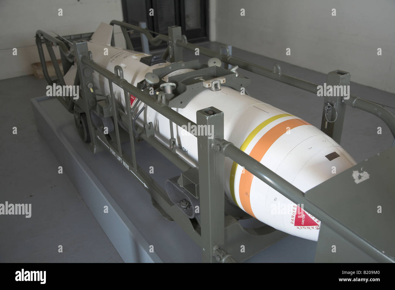 Armas nucleares desmanteladas Orford Ness Suffolk Inglaterra Foto de stock