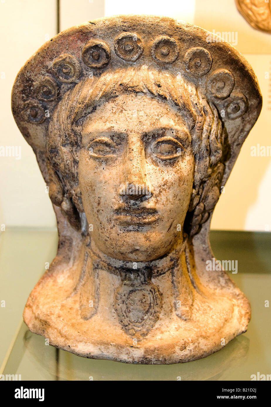 Mujer Etruria Etrusca 325 300 BC etruscian etruscos arqueología Italia civilización Foto de stock