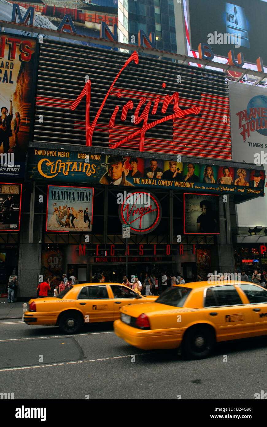 Virgin records times square store fotografías e imágenes de alta