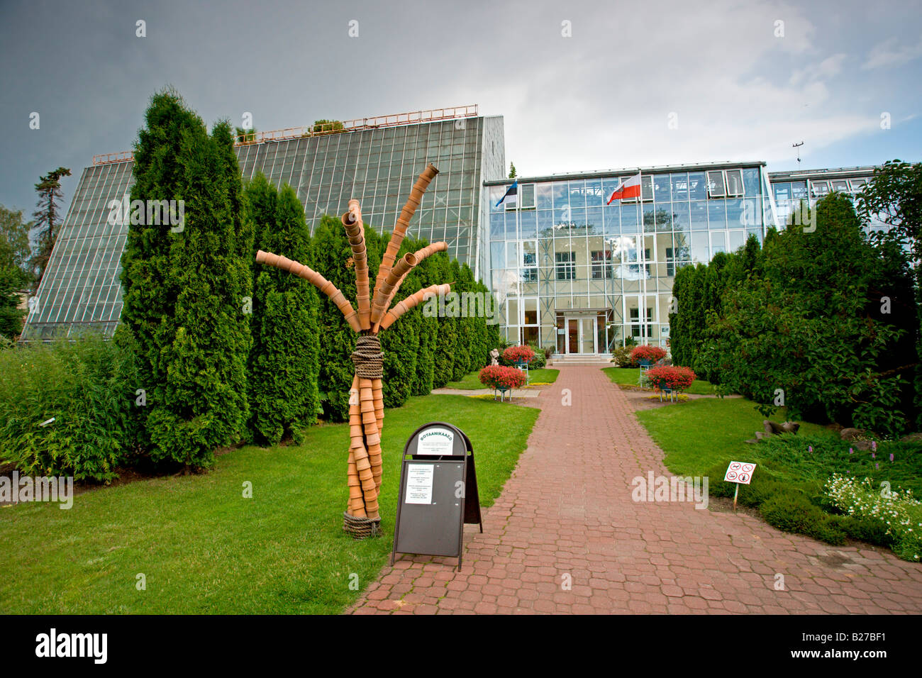Estonia: Tartu: Jardín Botánico de la Universidad Estatal de Tartu Foto de stock