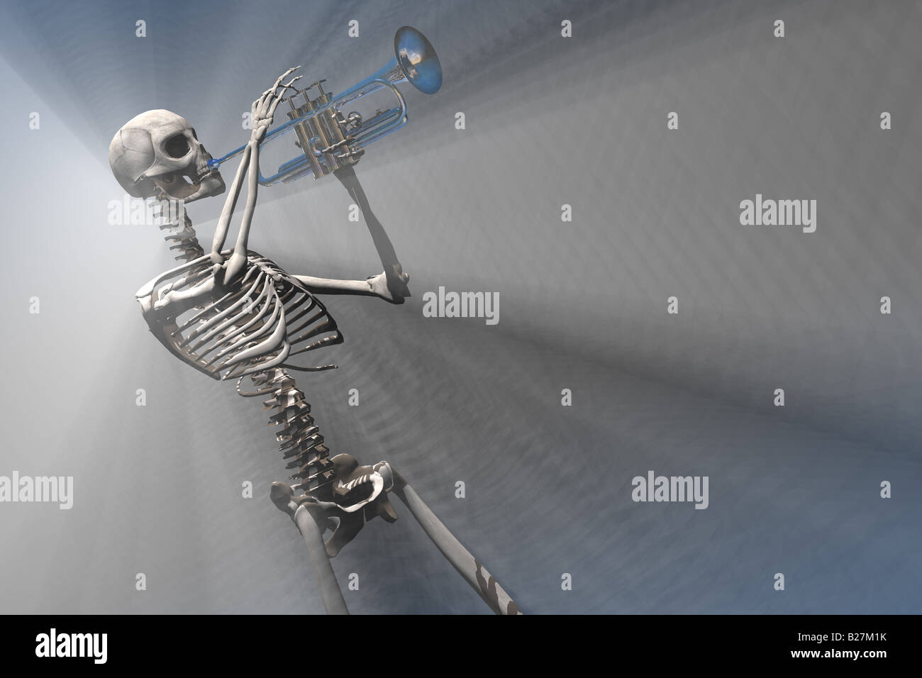Skeleton playing trumpet fotografías e imágenes de alta resolución Alamy
