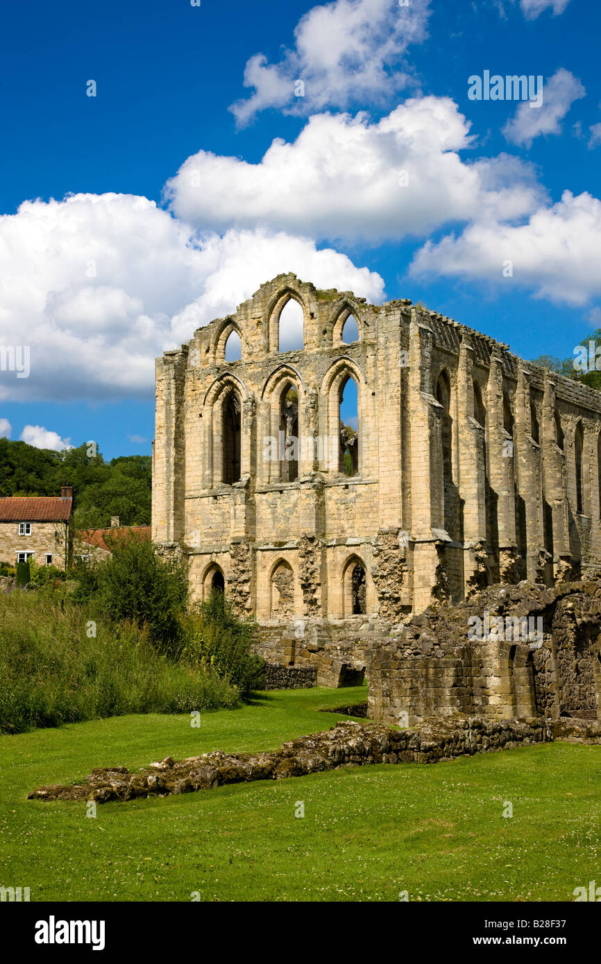 La Abadía de Rievaulx Ryedale North Yorkshire Foto de stock