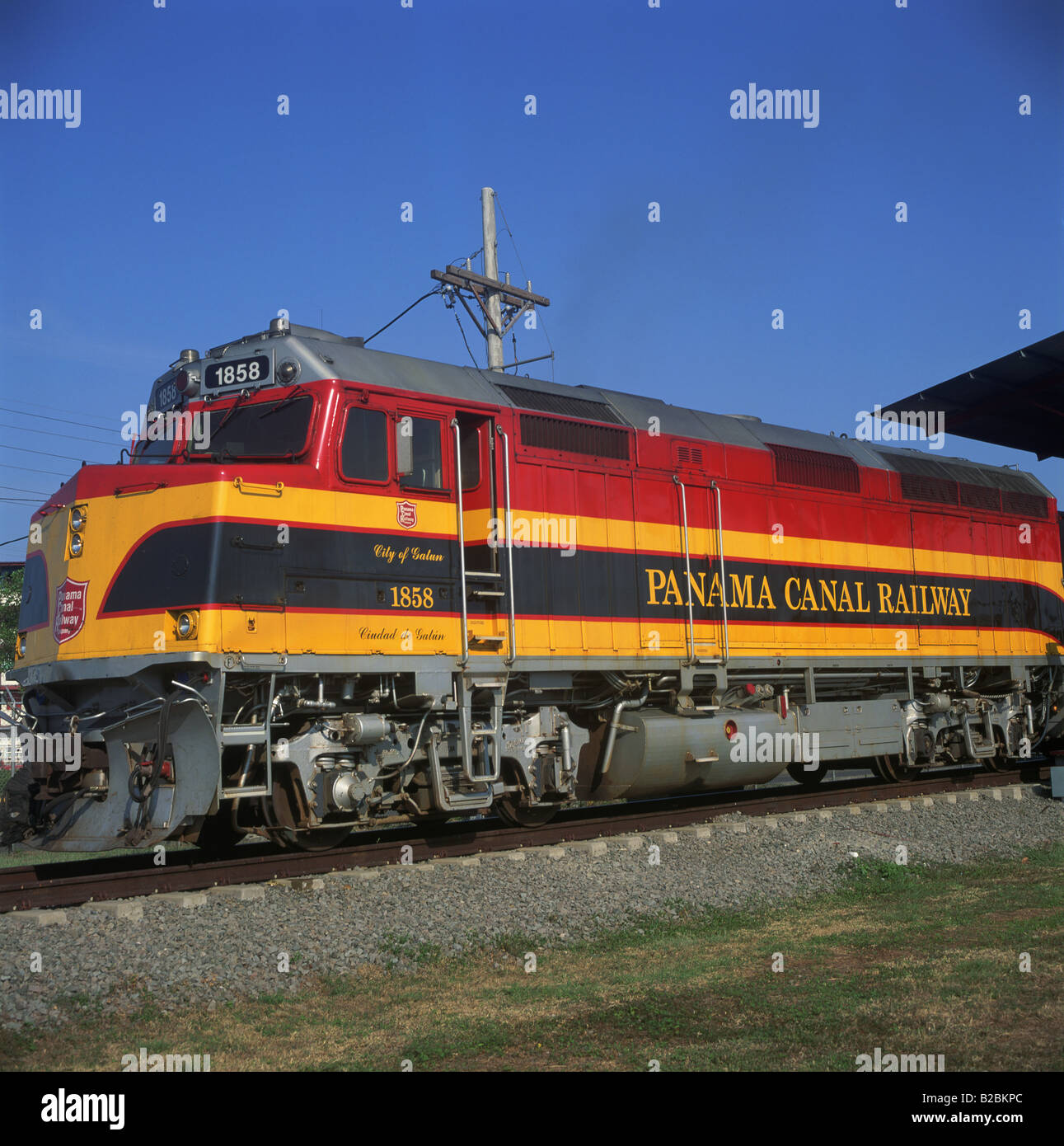 Ferrocarril del Canal de Panamá Panamá Fotografía de stock Alamy