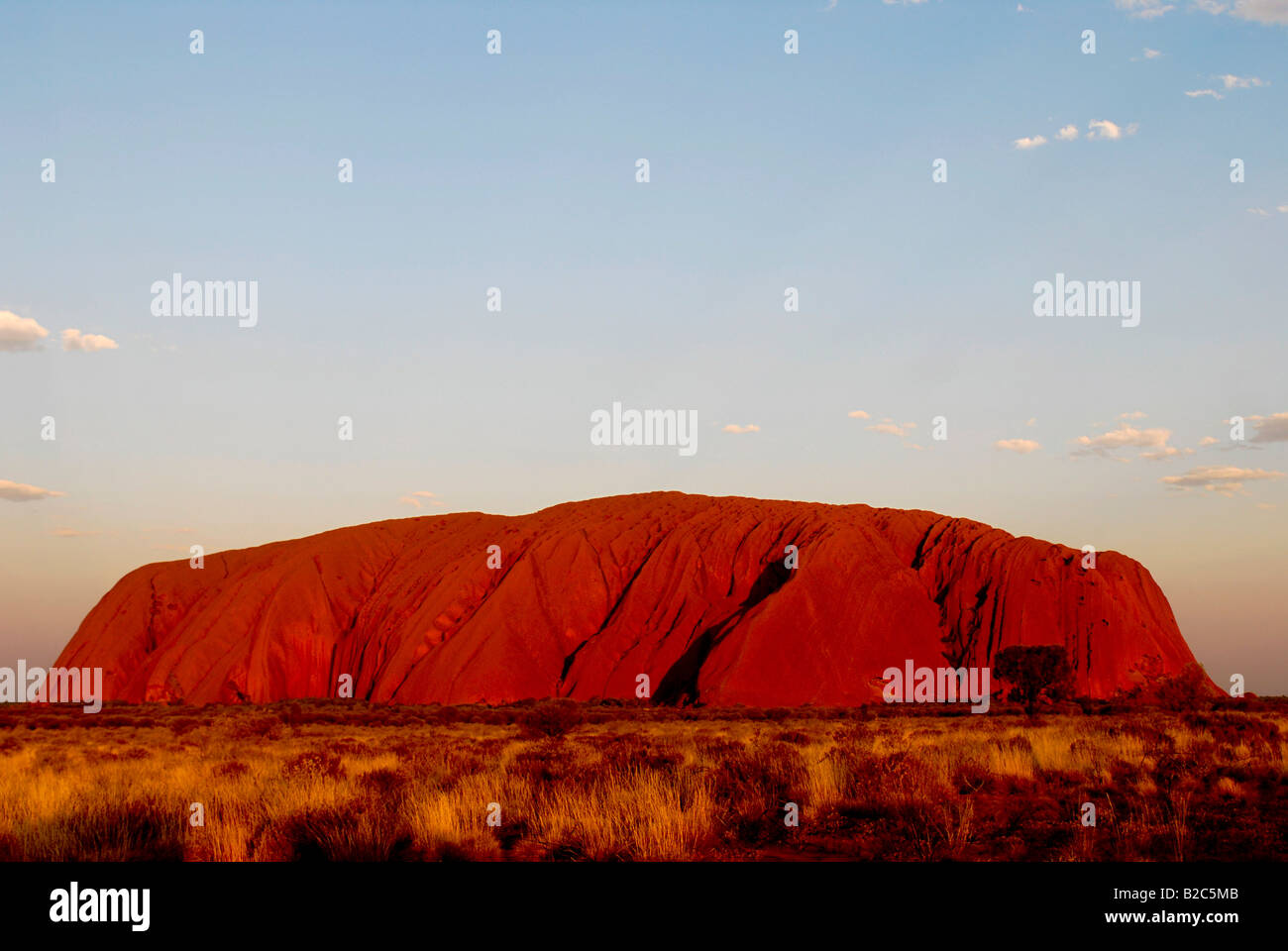 Uluru Ayers Rock, Alice Springs, el Territorio del Norte, Australia Foto de stock