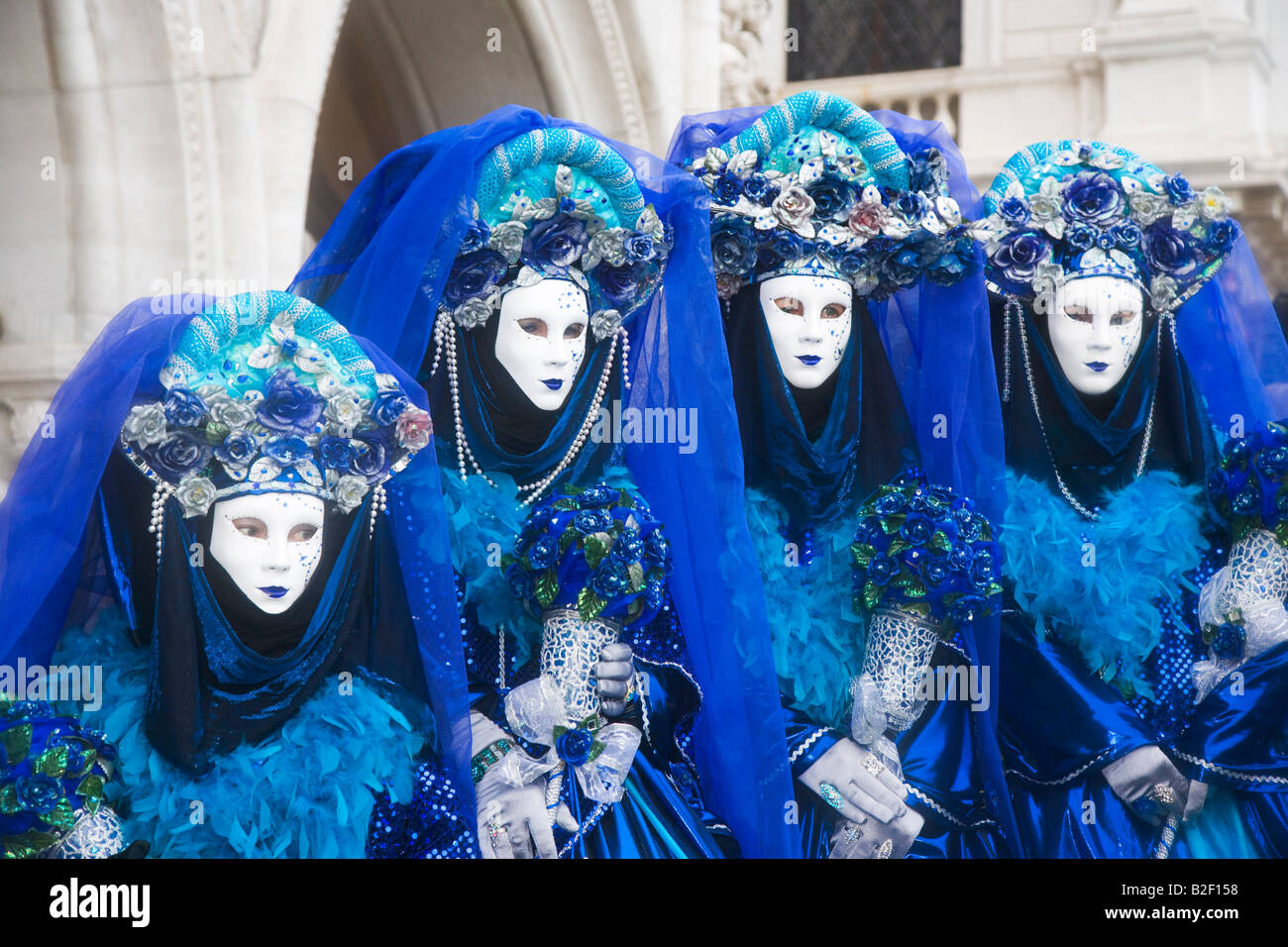 Carnaval de Venecia murgas participantes Foto de stock