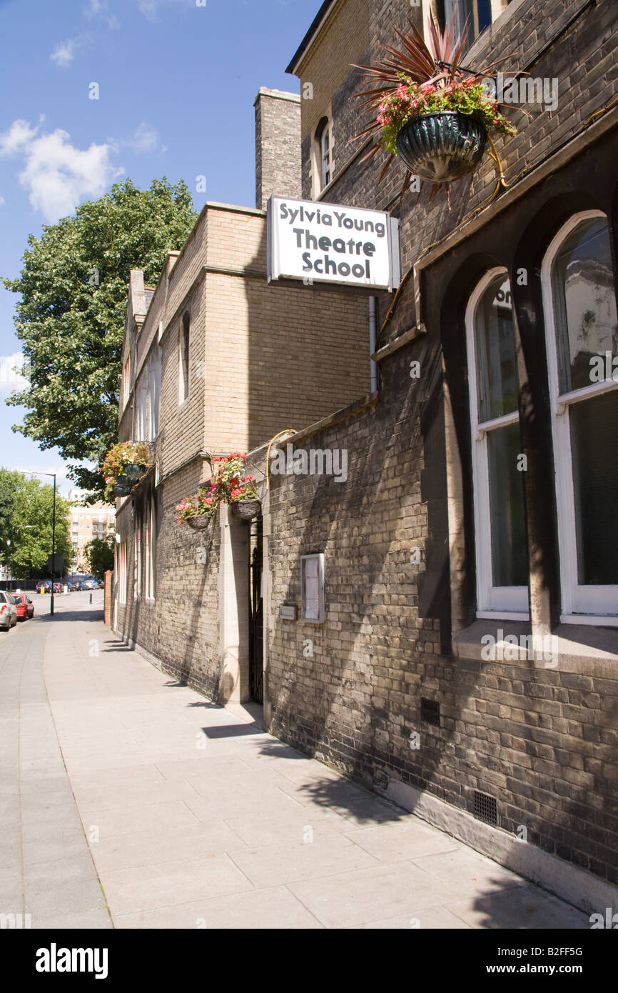 Sylvia Young Theatre School de Londres, Inglaterra Foto de stock