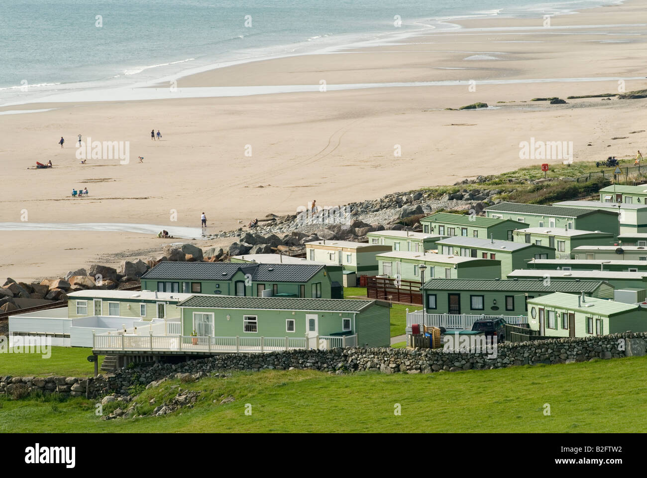 Casa de vacaciones permanentes en la caravan park Barmouth Gwynedd UK