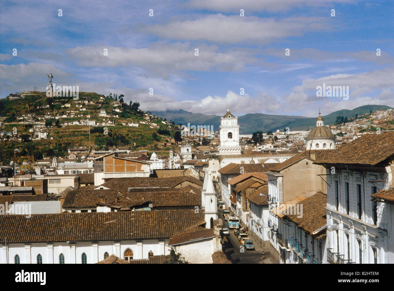 Geografía / viajes, Ecuador, ciudades, Quito, vistas de la ciudad / cityscapes, casco antiguo, 1970, Foto de stock
