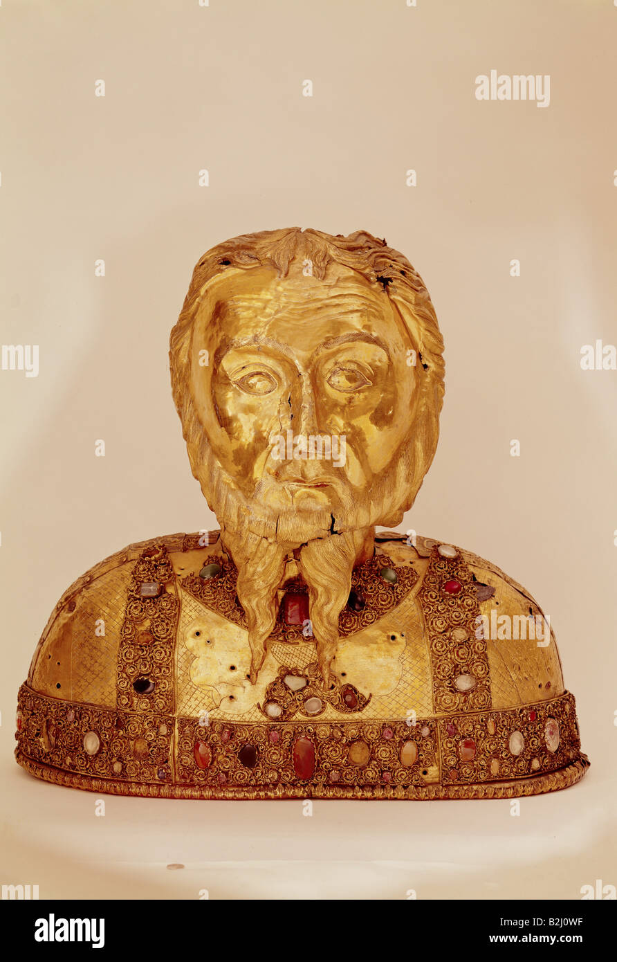 Anthony 'el Grande', circa 251 - circa 353, santo egipcio, reliquia de la  barba, cobre en relieve, dorado, con joyas, Colonia, pasado 1220, Museo de  la Diócesis de Colonia Fotografía de stock - Alamy