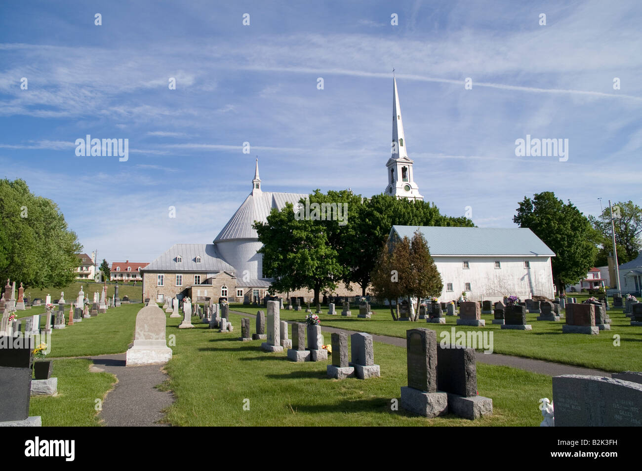 La iglesia de San Michelle de Bellechasse Canadá Quebec, Église Saint