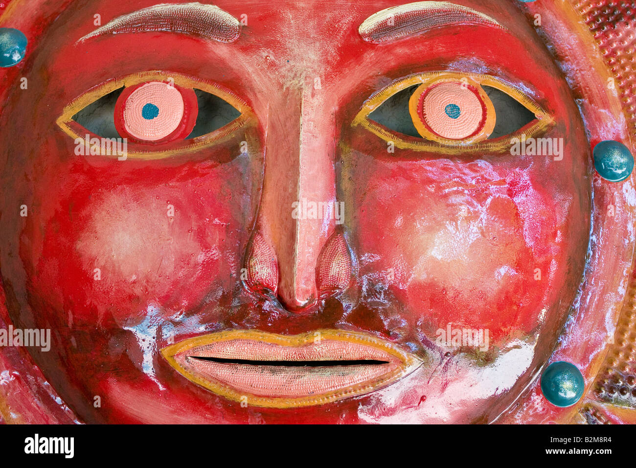 El Arte Africano Cara Decoracion De Pared Foto Imagen De Stock