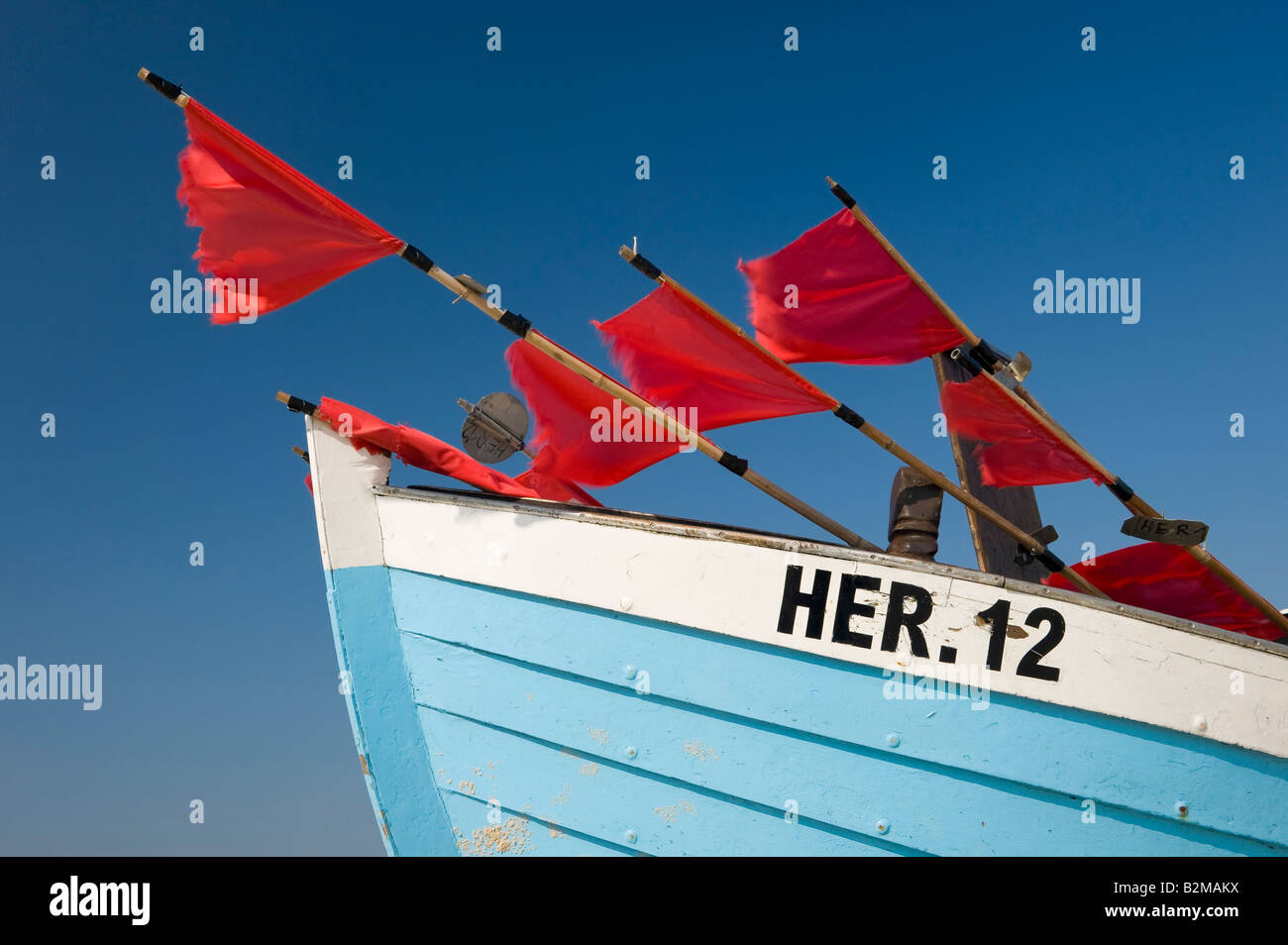 Seeschwalbe ella. Clase 12 botes de pesca, Heringsdorf Seaside Resort, la isla de Usedom, Mecklemburgo-Pomerania Occidental, Alemania Foto de stock