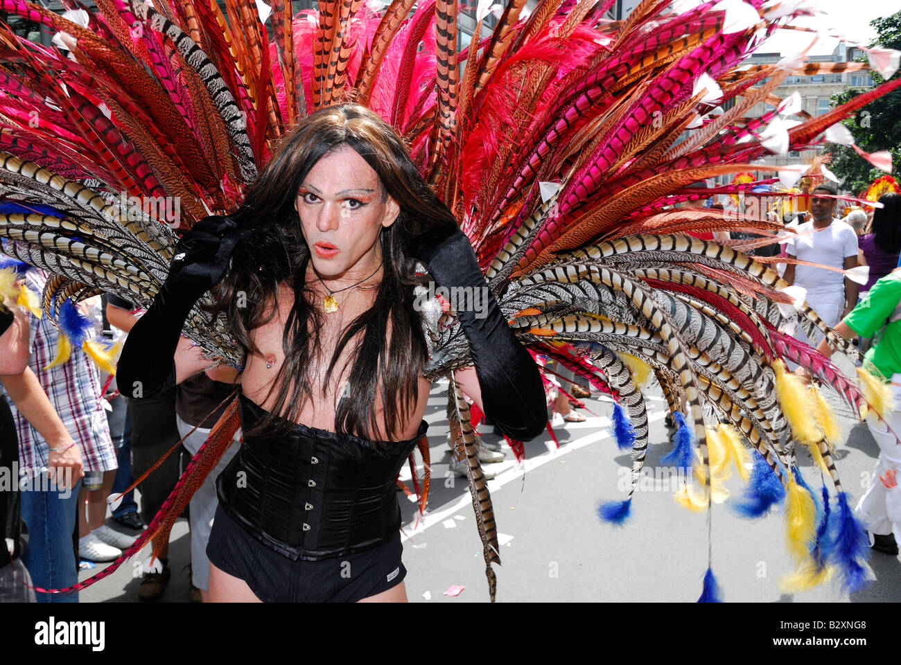 Christopher Street Day Gay Parade en Colonia, Alemania Foto de stock