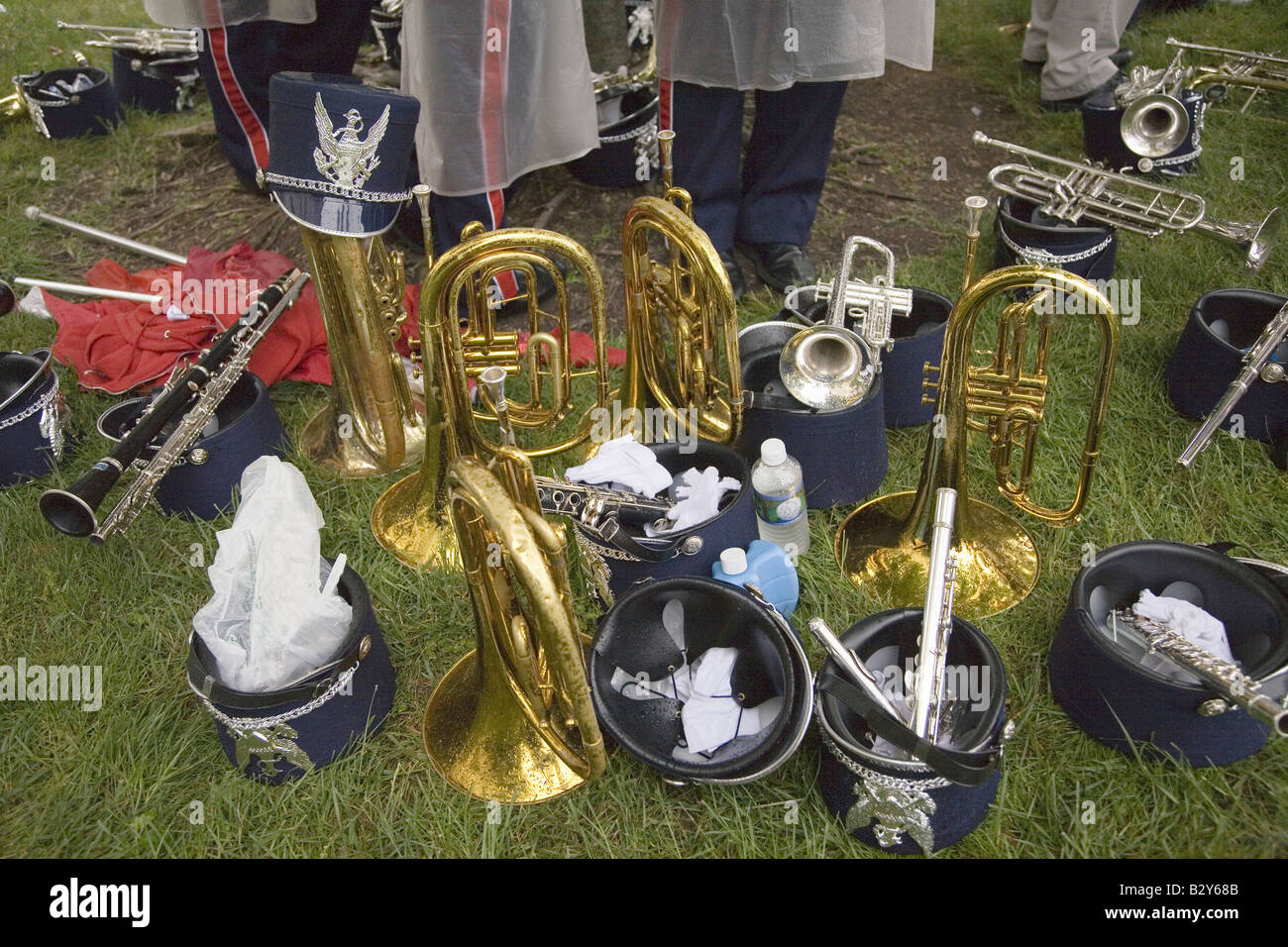 Instrumentos de la banda de marcha fotografías e imágenes de alta  resolución - Alamy