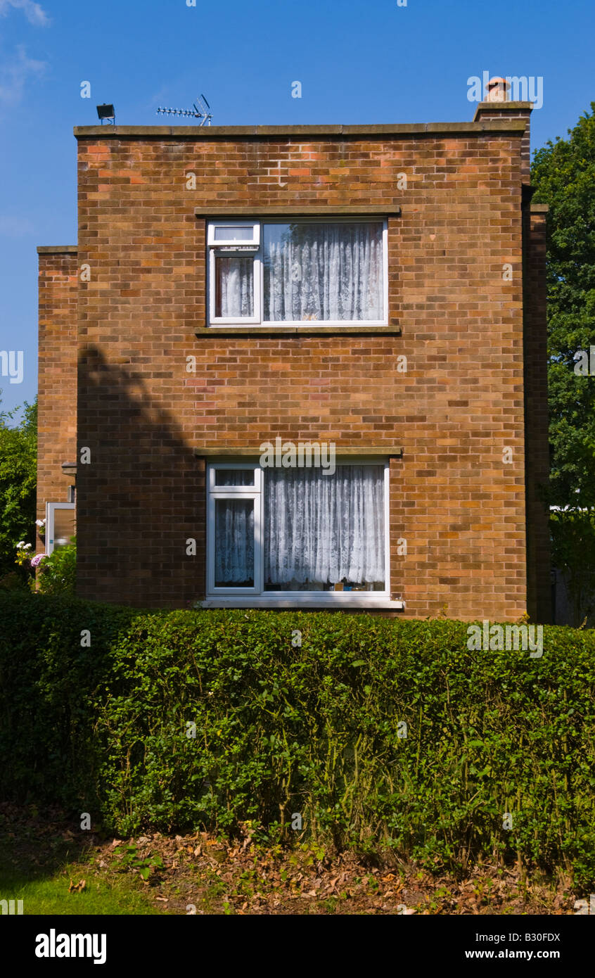 Chalet construido en 1940 en las zonas rurales de Inglaterra Nottinghamshire Rufford UE Foto de stock