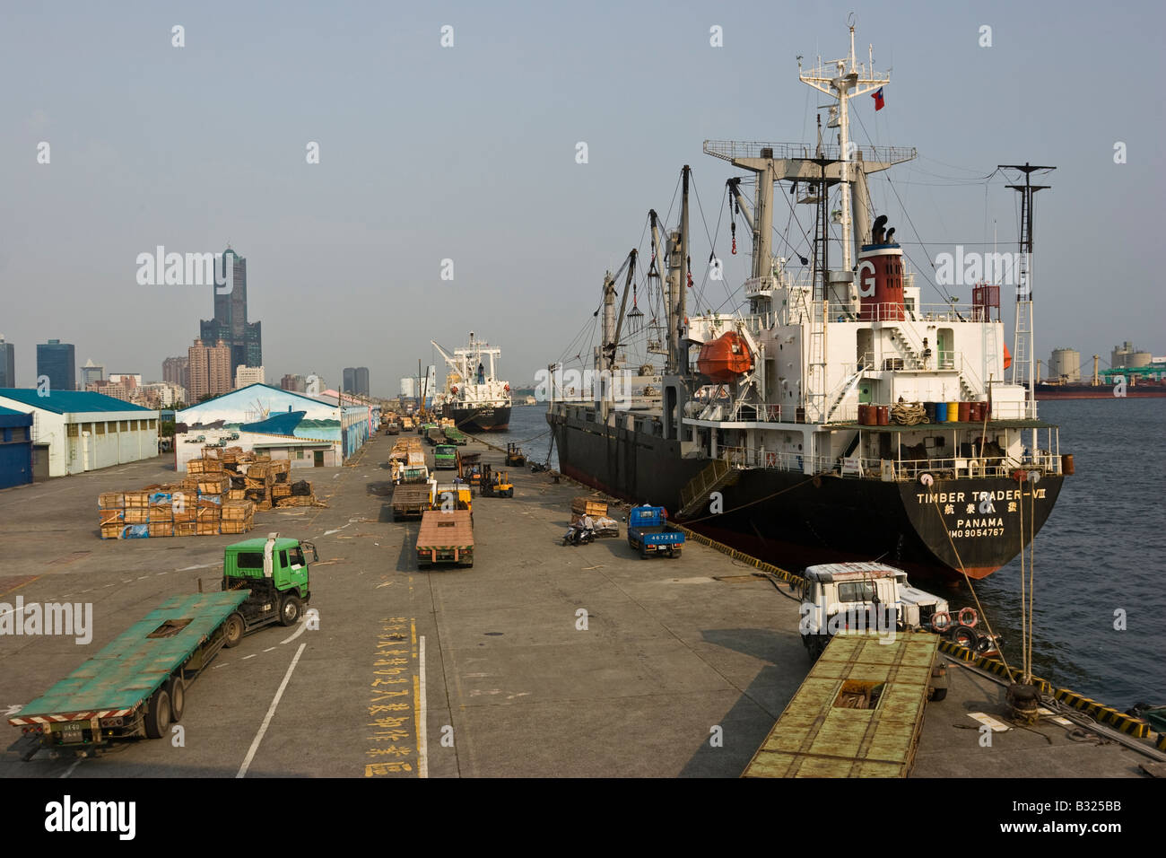 Kaohsiung port (Puerto) el puerto de Kaohsiung Kaohsiung Taiwán, República  de China (ROC Fotografía de stock - Alamy