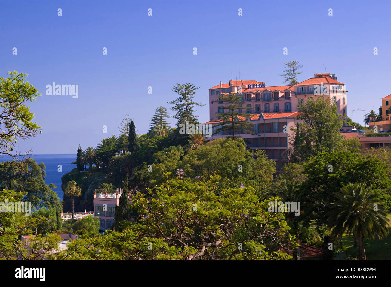 El Reids Hotel en Funchal Madeira Foto de stock