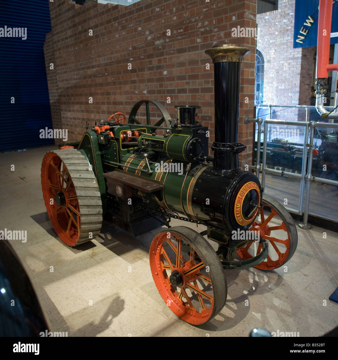 Maqueta de la máquina de vapor en Snibston Discovery Park, Coalville,  Leicester Fotografía de stock - Alamy