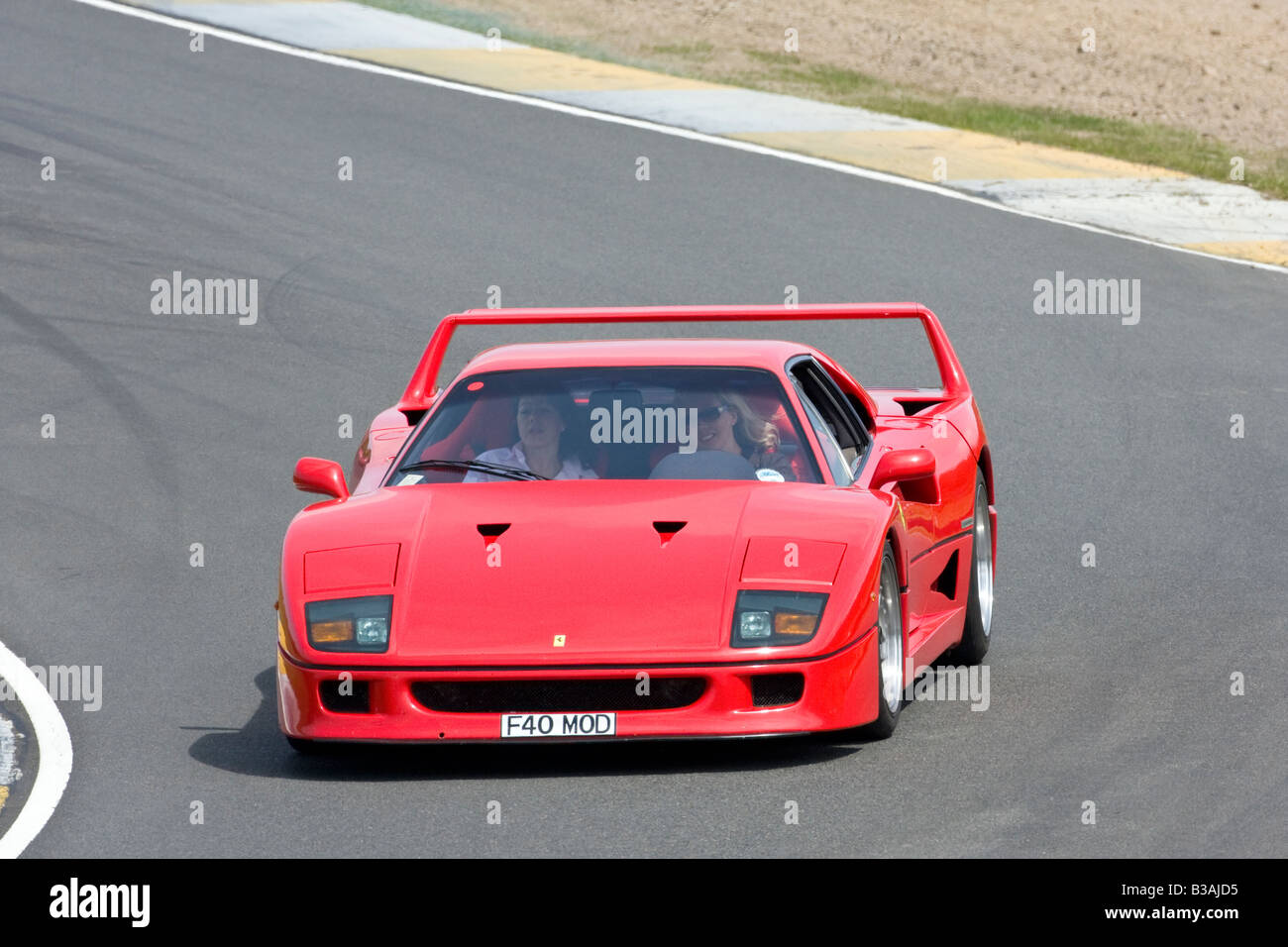 Ferrari F40 Knockhill Fife Scotland 2008 Foto de stock