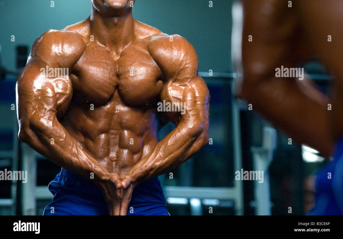 La forma perezosa de culturistas con esteroides