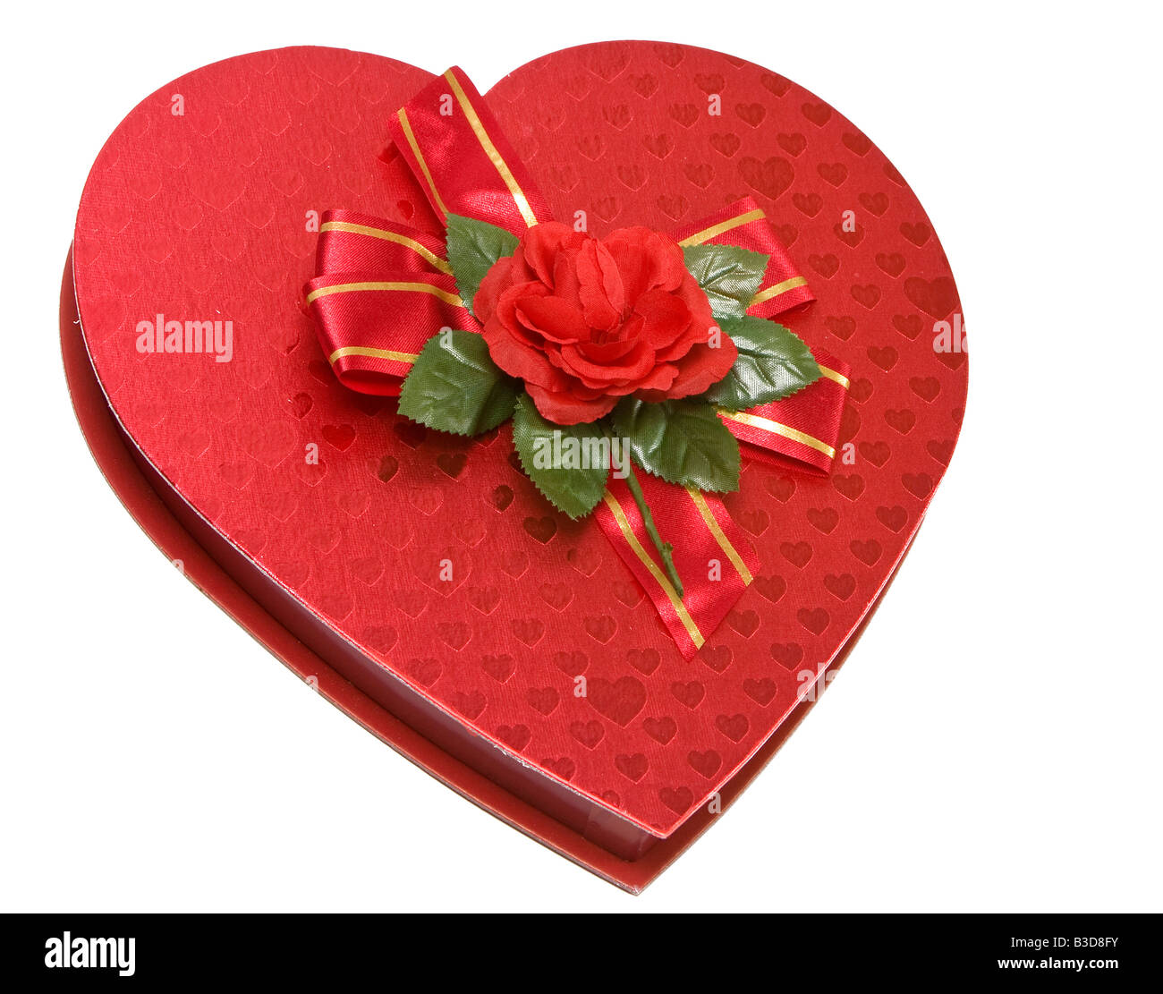 Caja de chocolates en forma de corazón Imágenes recortadas de stock - Alamy