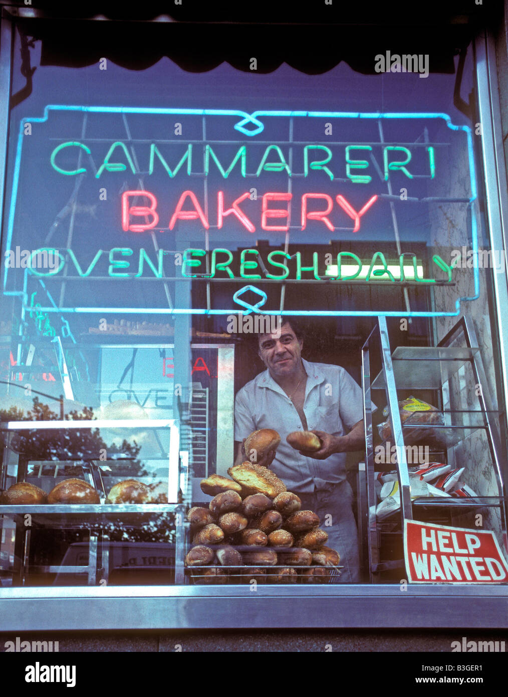 Cammareri panadería Moonstruck película ubicación Brooklyn Nueva York Foto de stock