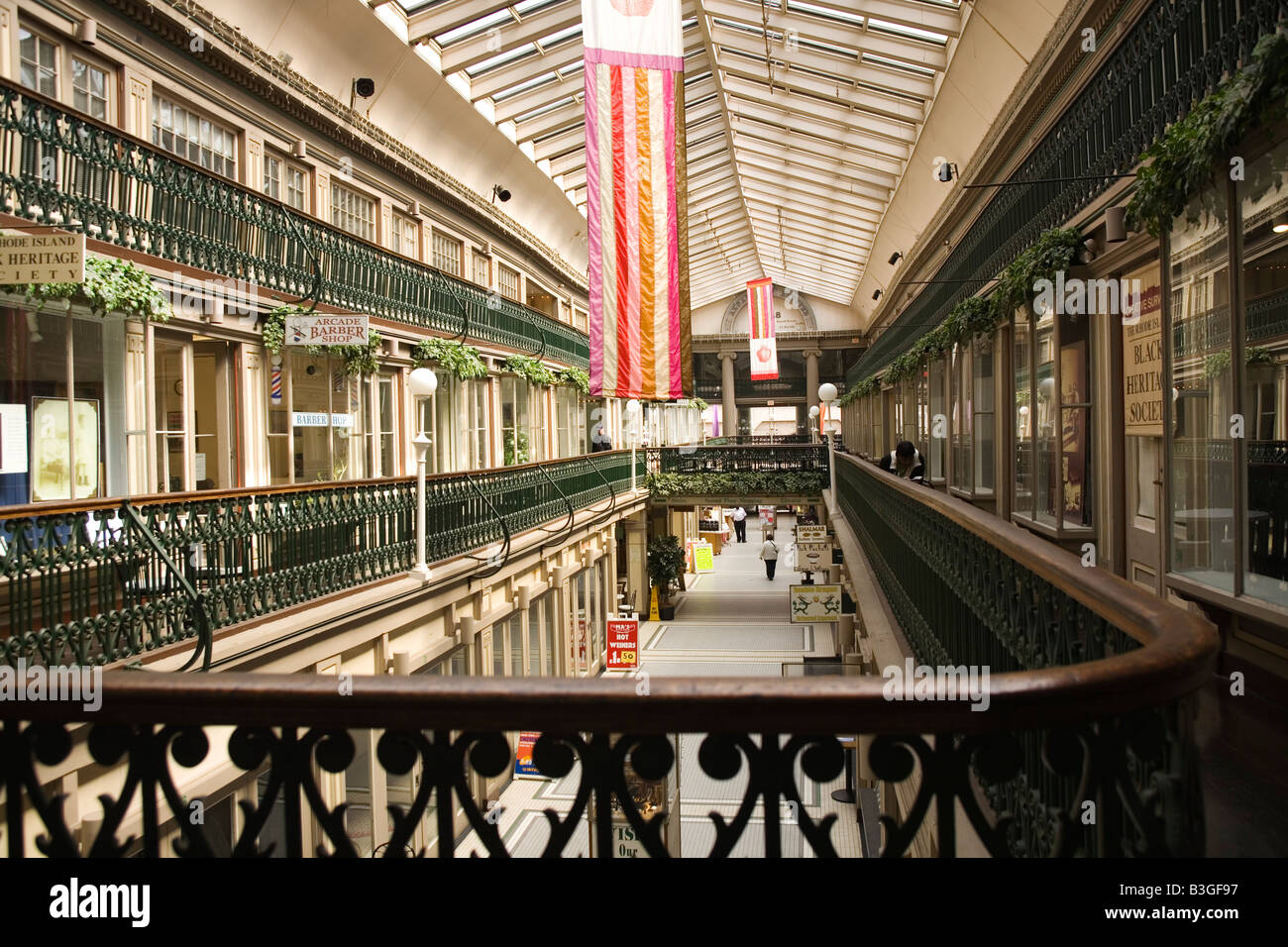 El edificio Arcade Primer Shopping Mall en USA Providence Rhode Island  Fotografía de stock - Alamy