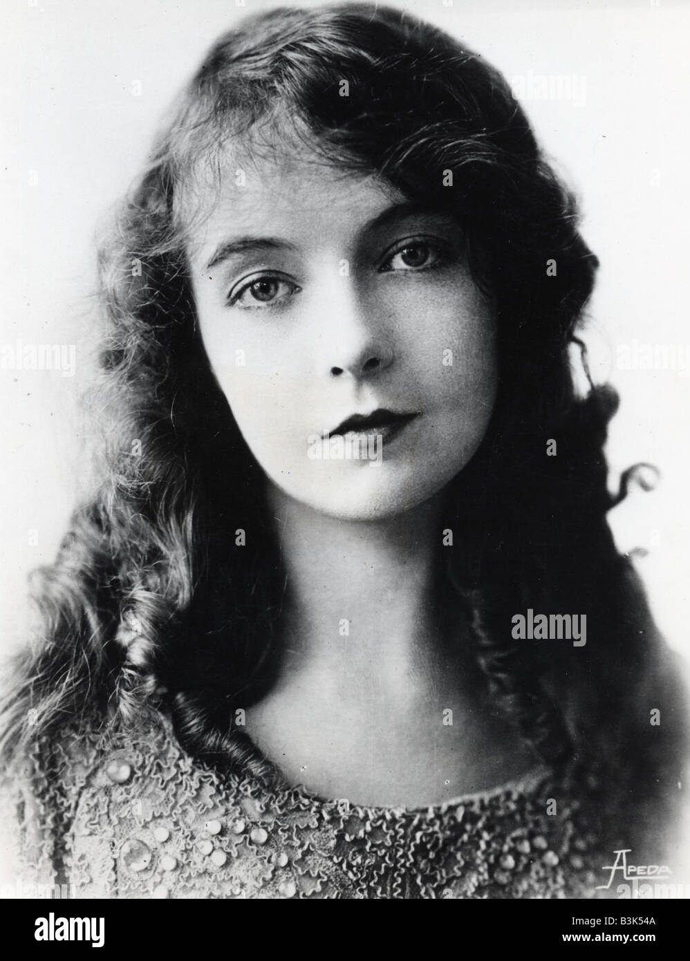 LILLIAN GISH NOSOTROS estrella de cine mudo de 1893 a 1993 Foto de stock