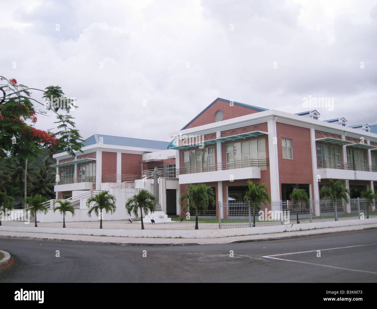 Los Tribunales de las Islas Cook en la capital Rarotonga Foto de stock
