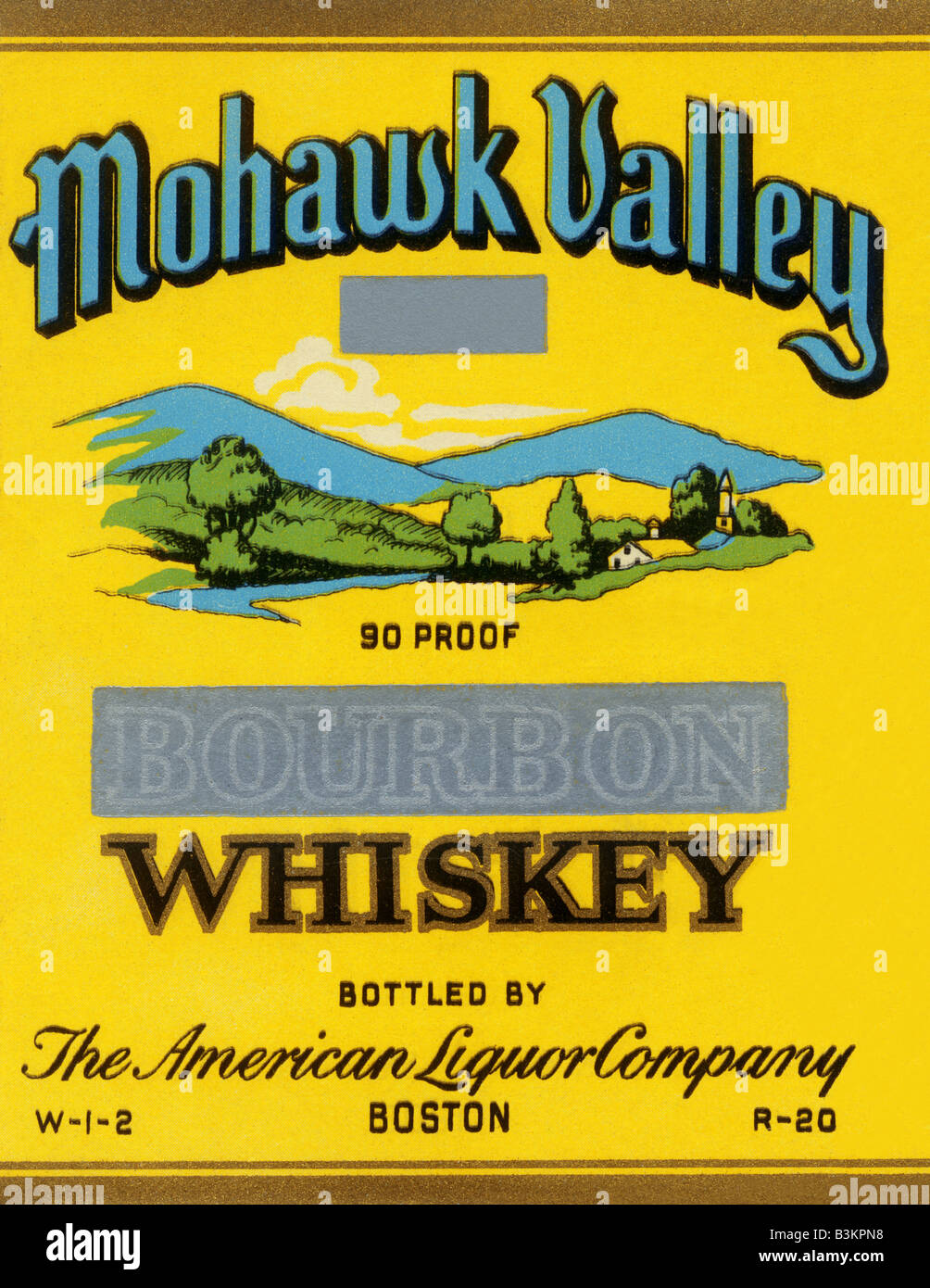 Valle Mohawk whisky bourbon Foto de stock