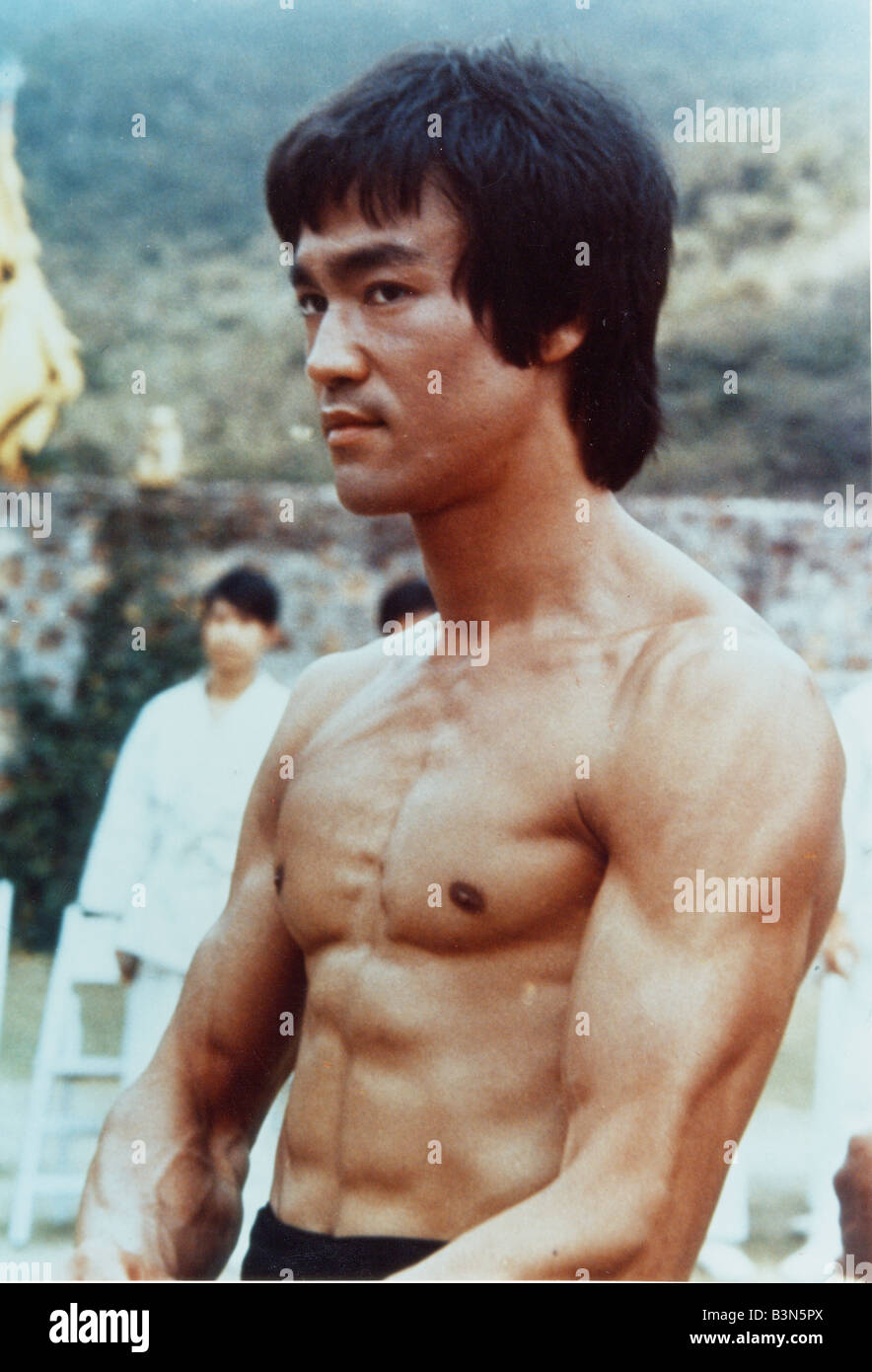 Introduzca el dragón 1973 Warner/Concord film con Bruce Lee Foto de stock