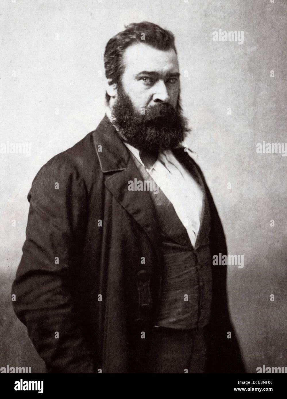 JEAN Francois Millet pintor francés alrededor de 1860 Foto de stock