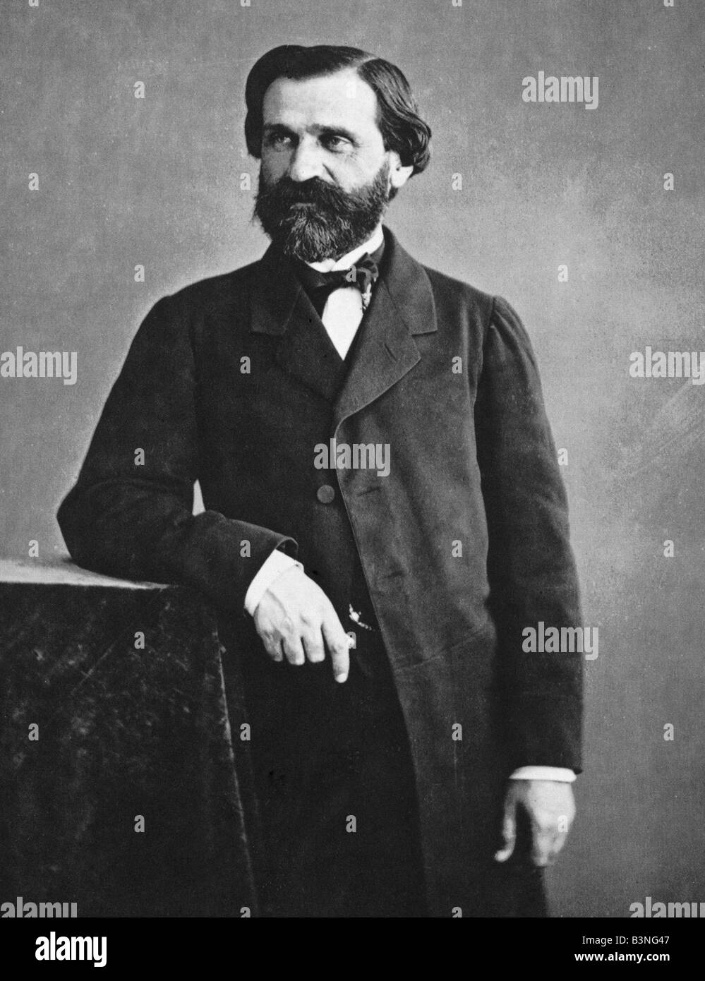 El compositor italiano Giuseppe Verdi de 1813 a 1901 aquí alrededor de 1860 Foto de stock