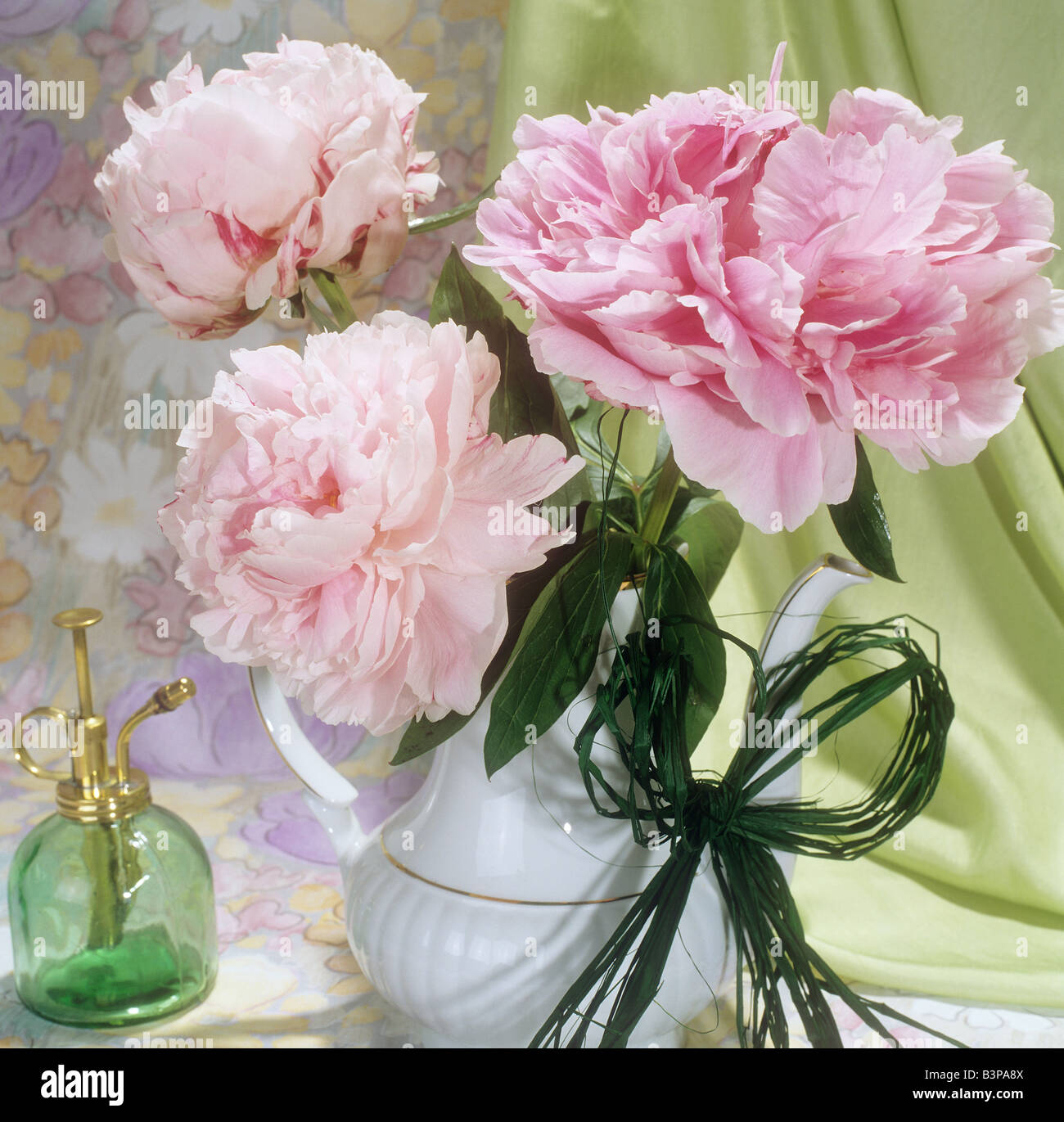 Bouquet de peonías Foto de stock