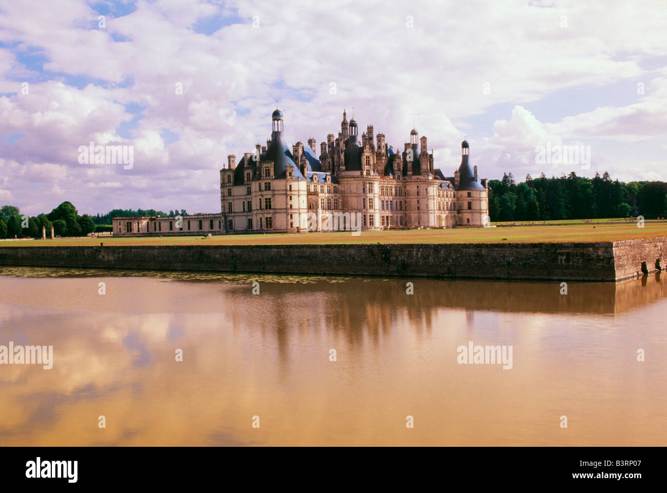 El château de Chambord, Valle del Loira, Francia Foto de stock