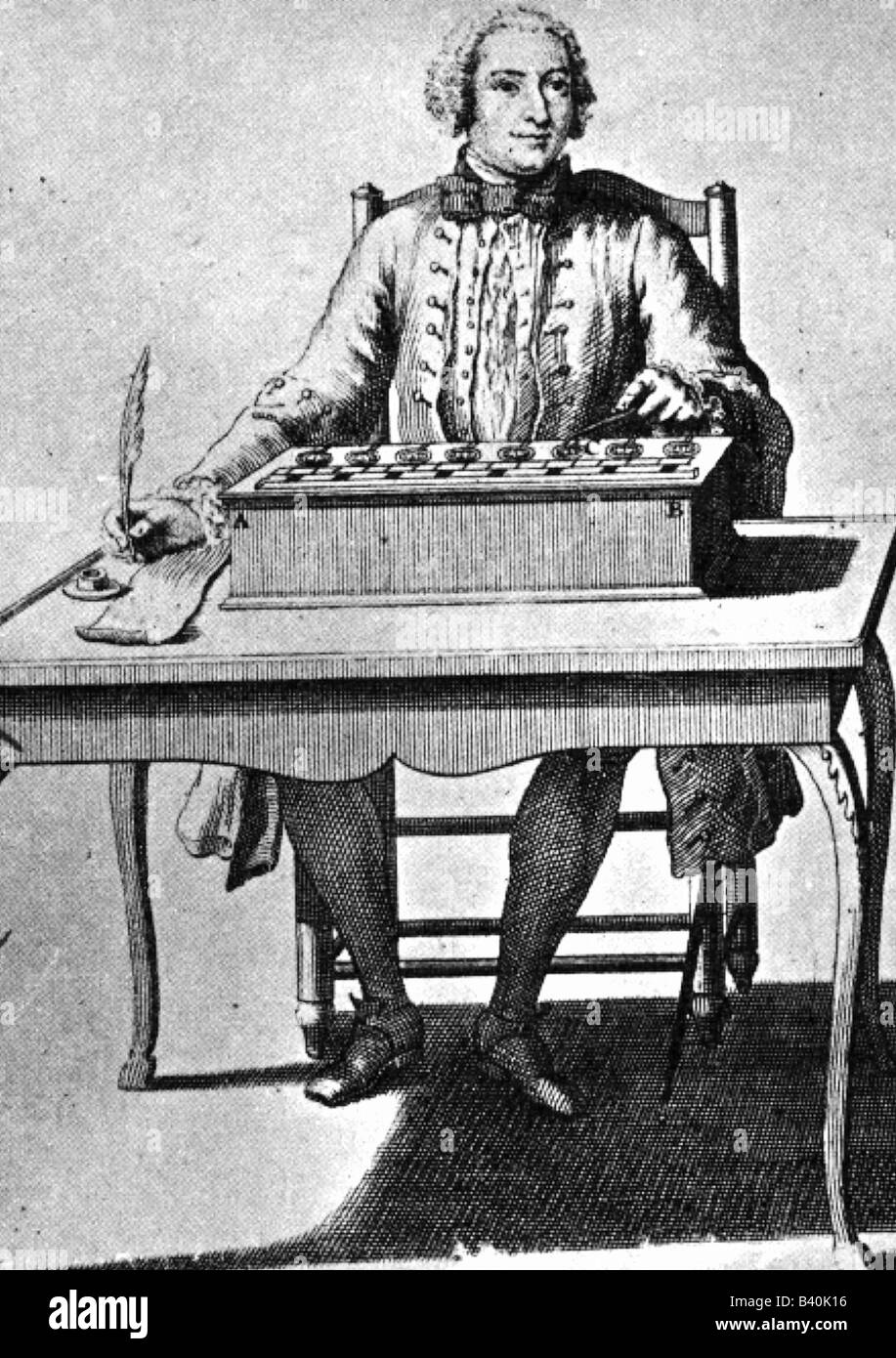 Blaise pascal 1623 1662 french mathematician fotografías e imágenes de ...