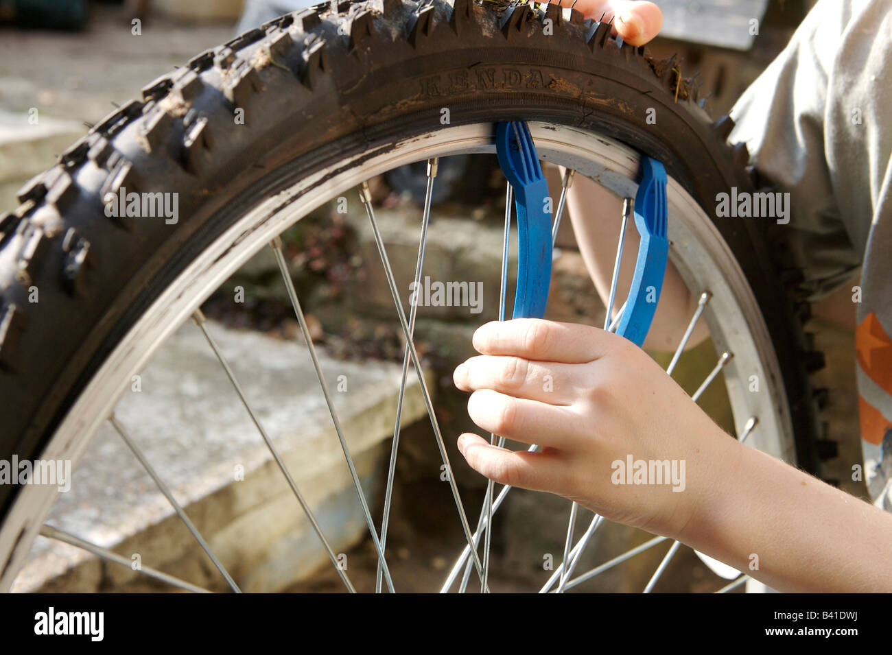 Palancas desmontaje neumáticos bicicleta