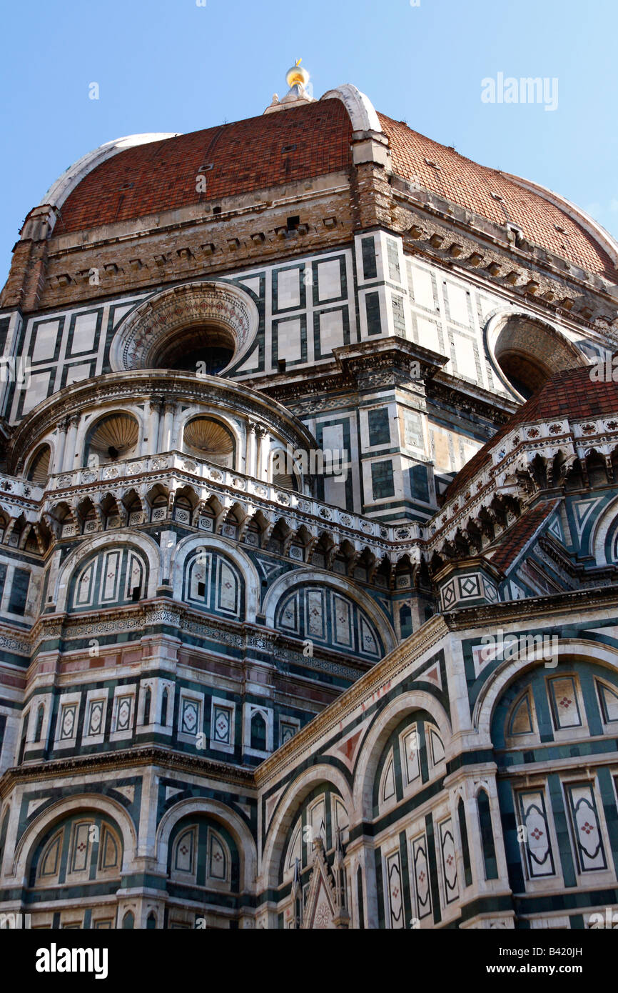 Santa Maria del Fiore o el Duomo, La Catedral de Florencia, Italia. Foto de stock
