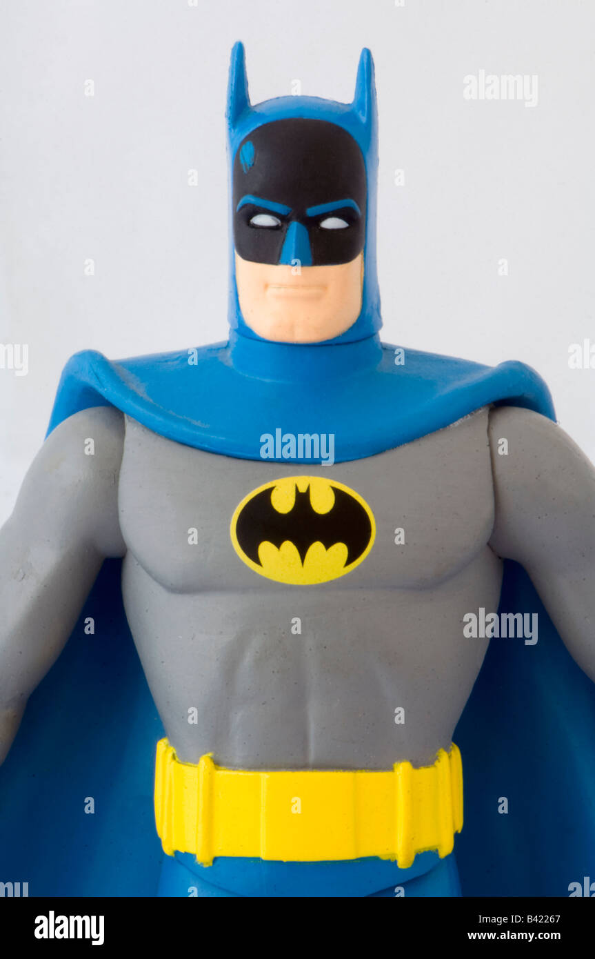 Figura de acción de Batman en su clásico traje Fotografía de stock - Alamy