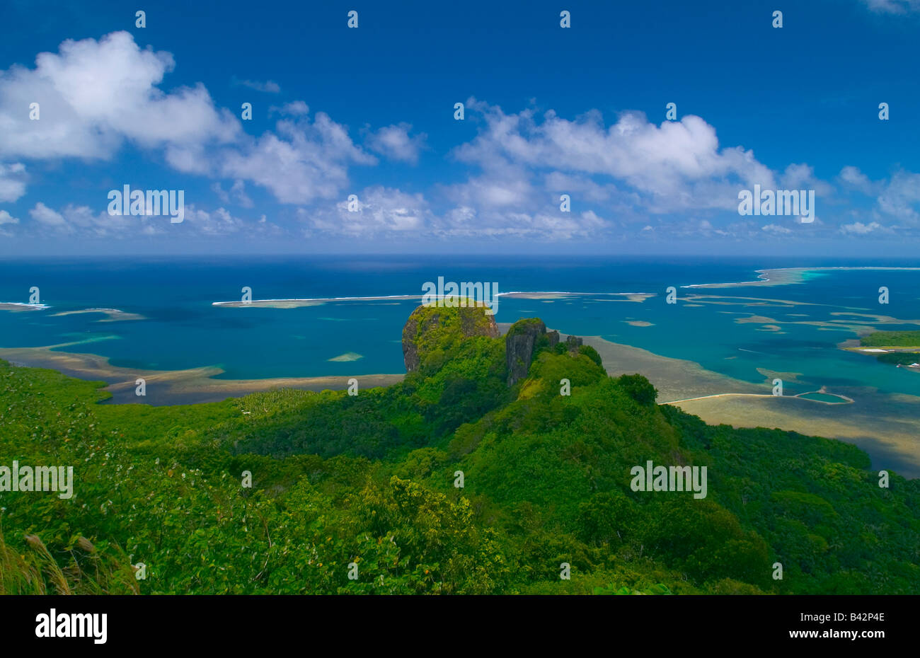 La isla de Pohnpei Caroline Islas del Pacífico Islas Senyavin Pohnpei, Micronesia Foto de stock