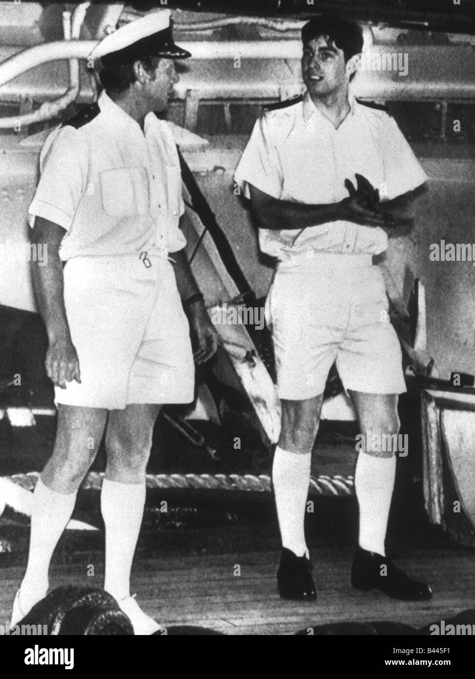 Prince Andrew uniforme Tropical de febrero de 1980, el príncipe Andrew