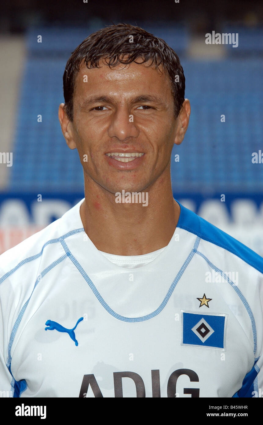 Boulahrouz, Khalid, * 28.12.1981, futbolista holandés, retrato, jugador FC Chelsea, fotografía: Temporada 2005 / 2006, jugador Hamburger SV, Foto de stock