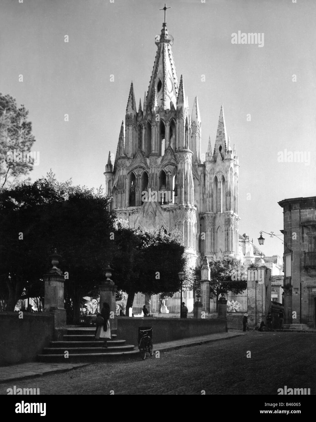 Geografía / viajes, México, San Miguel de Allende, iglesias, Parroquia de San Miguel Arcangel