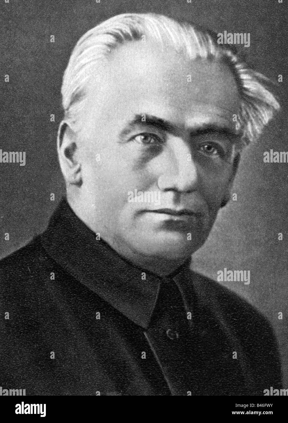 Pieck, Wilhelm, 3.1.1876 - 7.9 1960, político alemán, presidente del Partido Comunista 1934 - 1946, retrato, 1940, Foto de stock