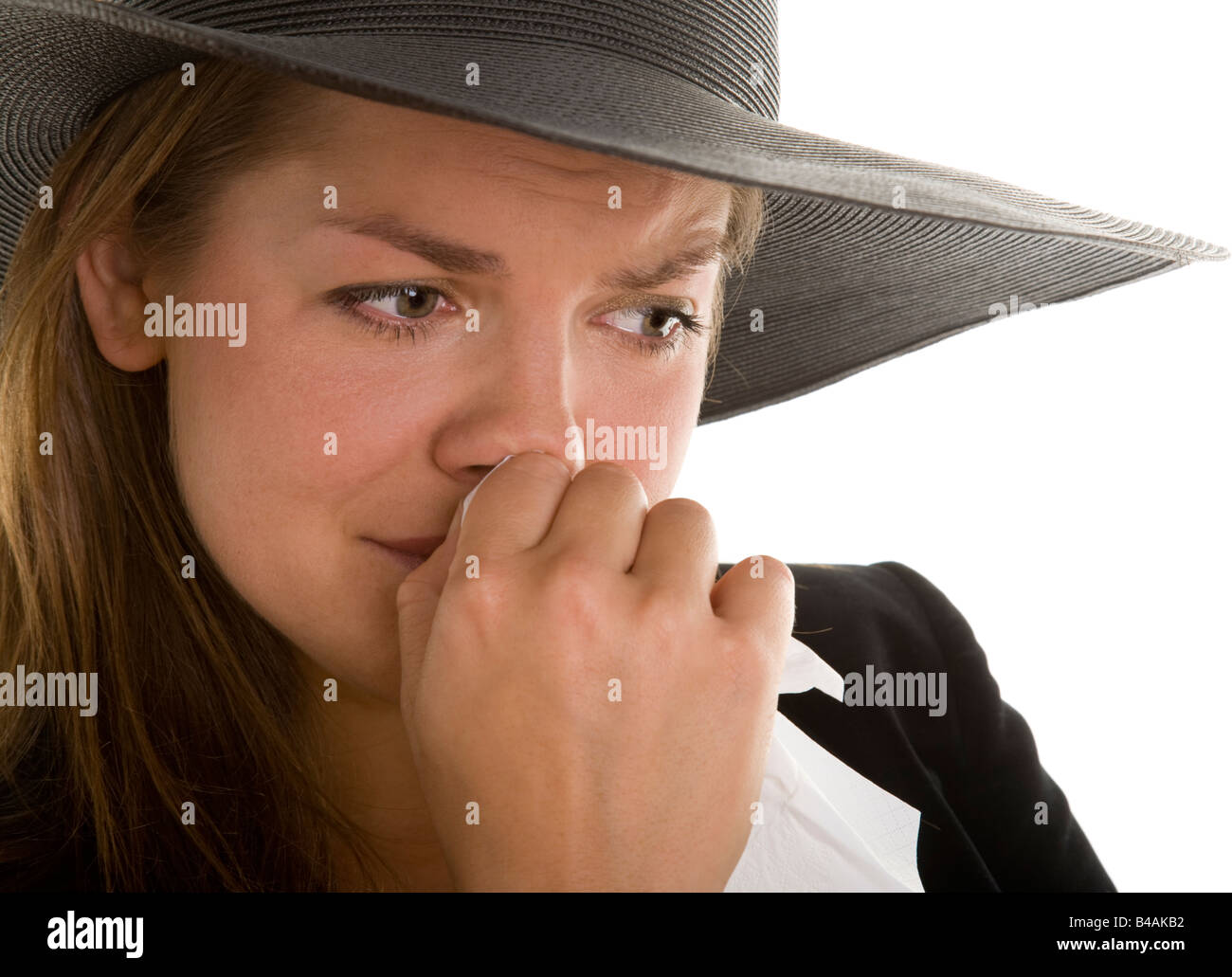 mujer triste Foto de stock