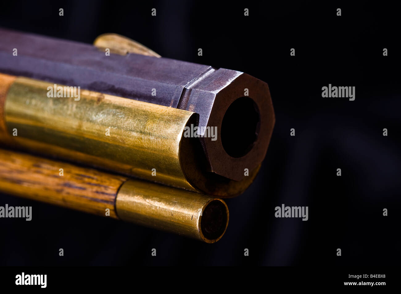 Hocico flint rifle de bloqueo Foto de stock