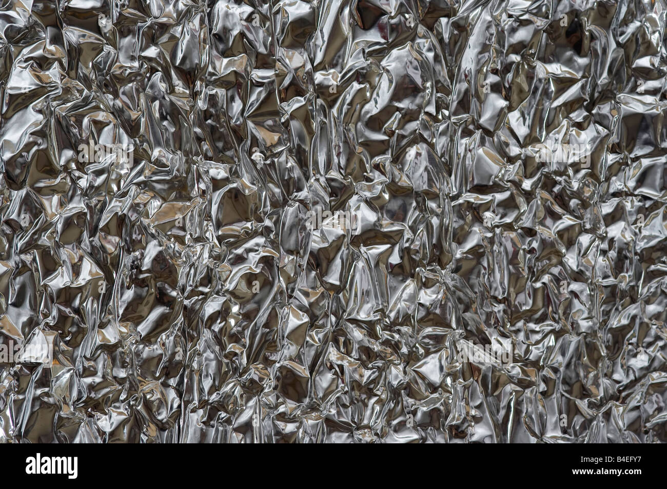 Close-up de la lámina de aluminio - hoja Foto de stock